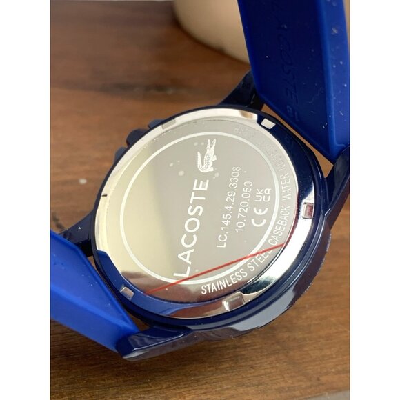 Lacoste Unisex Watch 2020148 Rider Quartz Orange Blue Dial Rubber Band 36mm main image 5